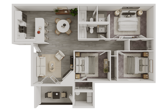 SANTA MARIA - 1,081 SQ FT 22-248 floor plan